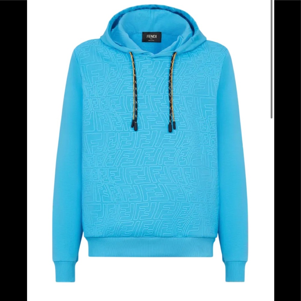 FENDI FF Fishook Logo Pullover Hoodie With Tags!!